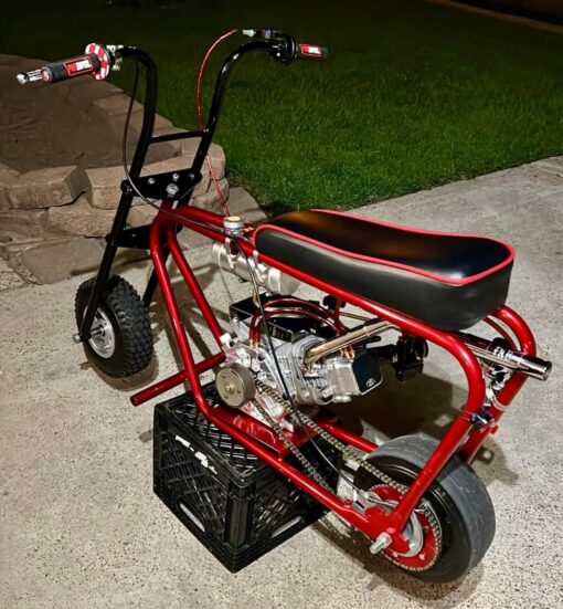 Electric Minibike, custom minibike, minibike parts, minibike frame